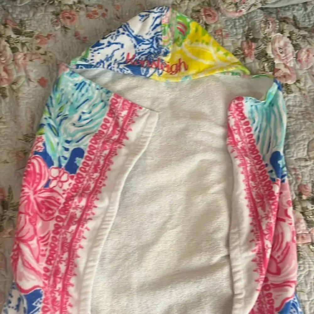 Lilly Pulitzer hoodie towel